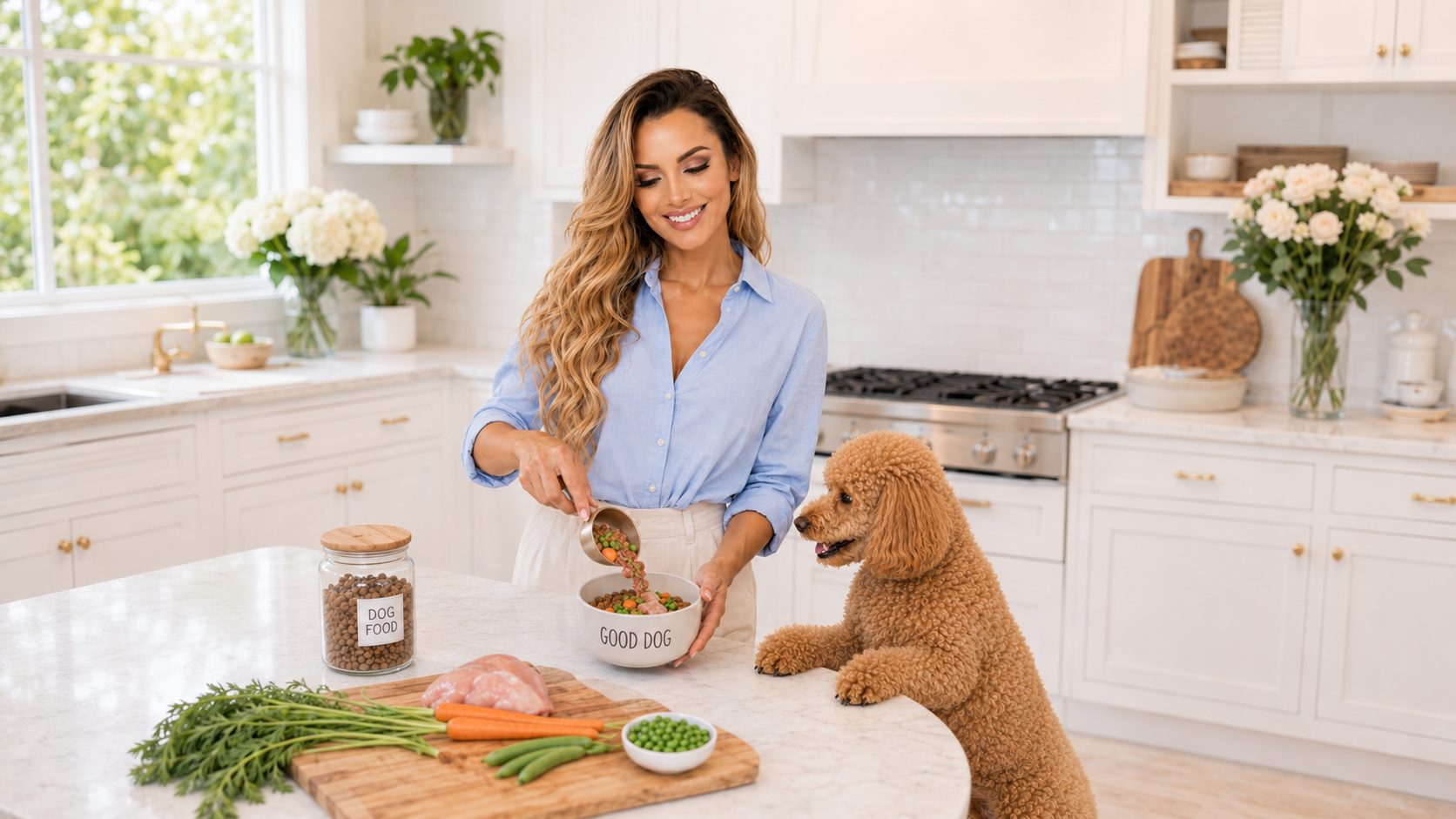 Ambra Salvatore prepara una ricetta casalinga bilanciata per cani — Daily Healthy Pets