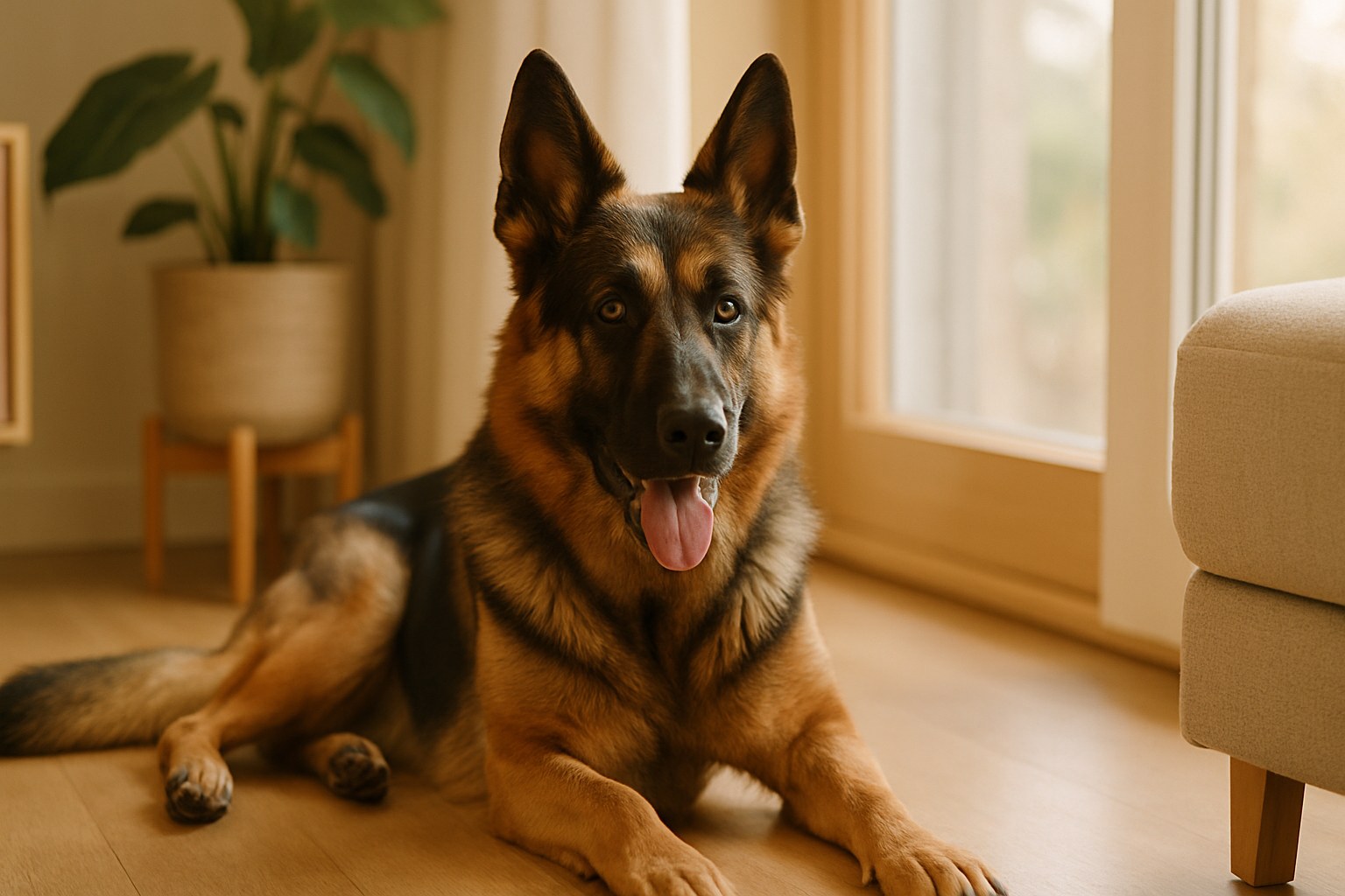 Padrone che corre in un sentiero forestale con cane al guinzaglio