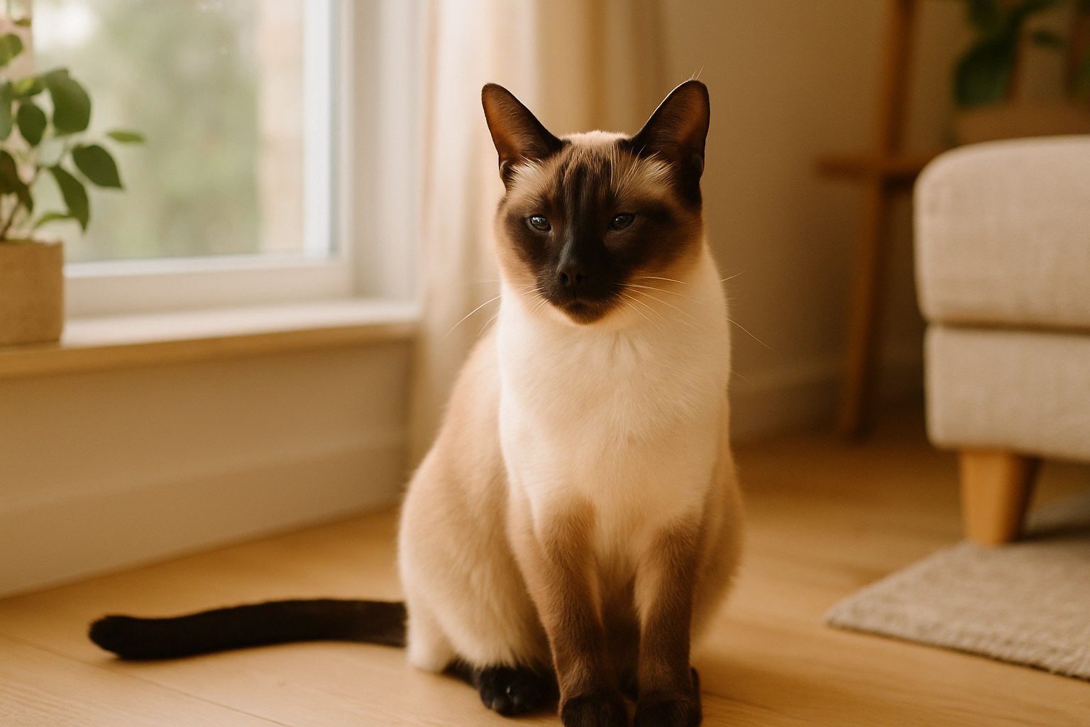 Gatto sulla scrivania davanti al laptop del padrone