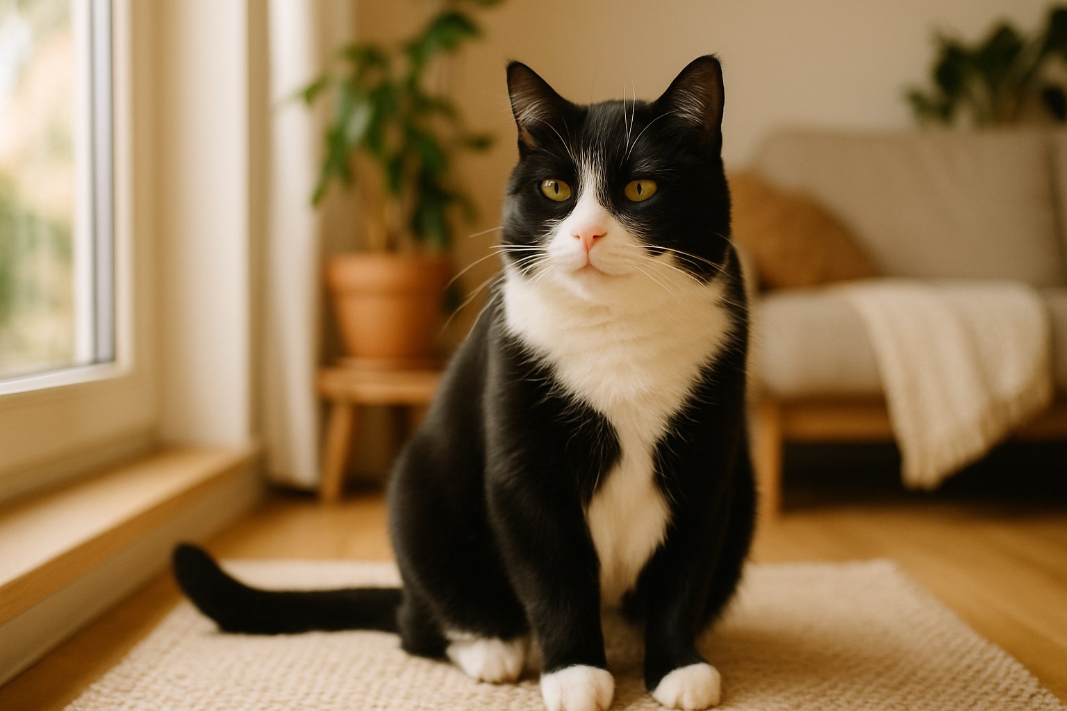 Gatto curioso che esplora scatoloni di trasloco