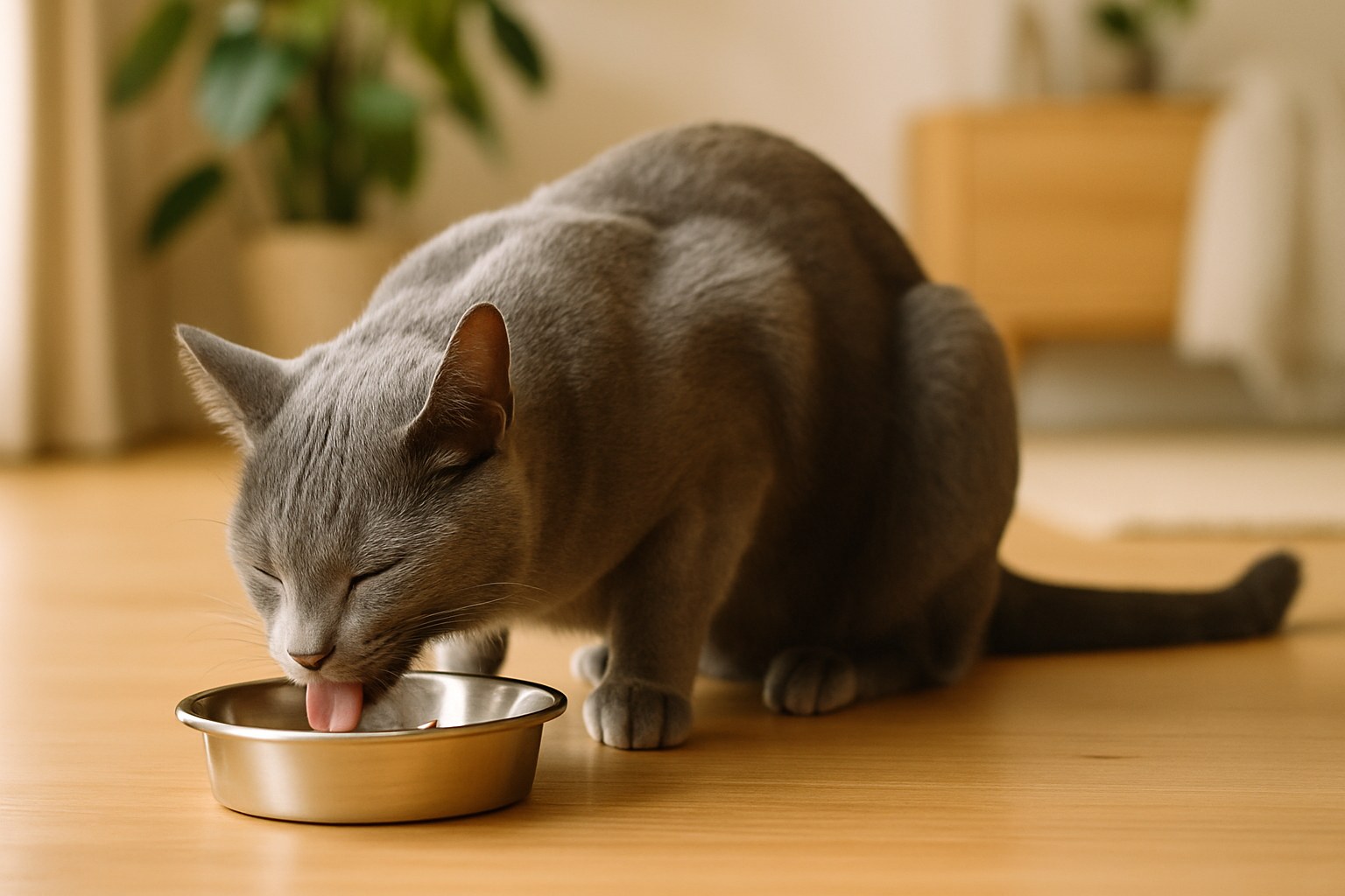 Mangiatoia automatica moderna per gatti con display digitale e app
