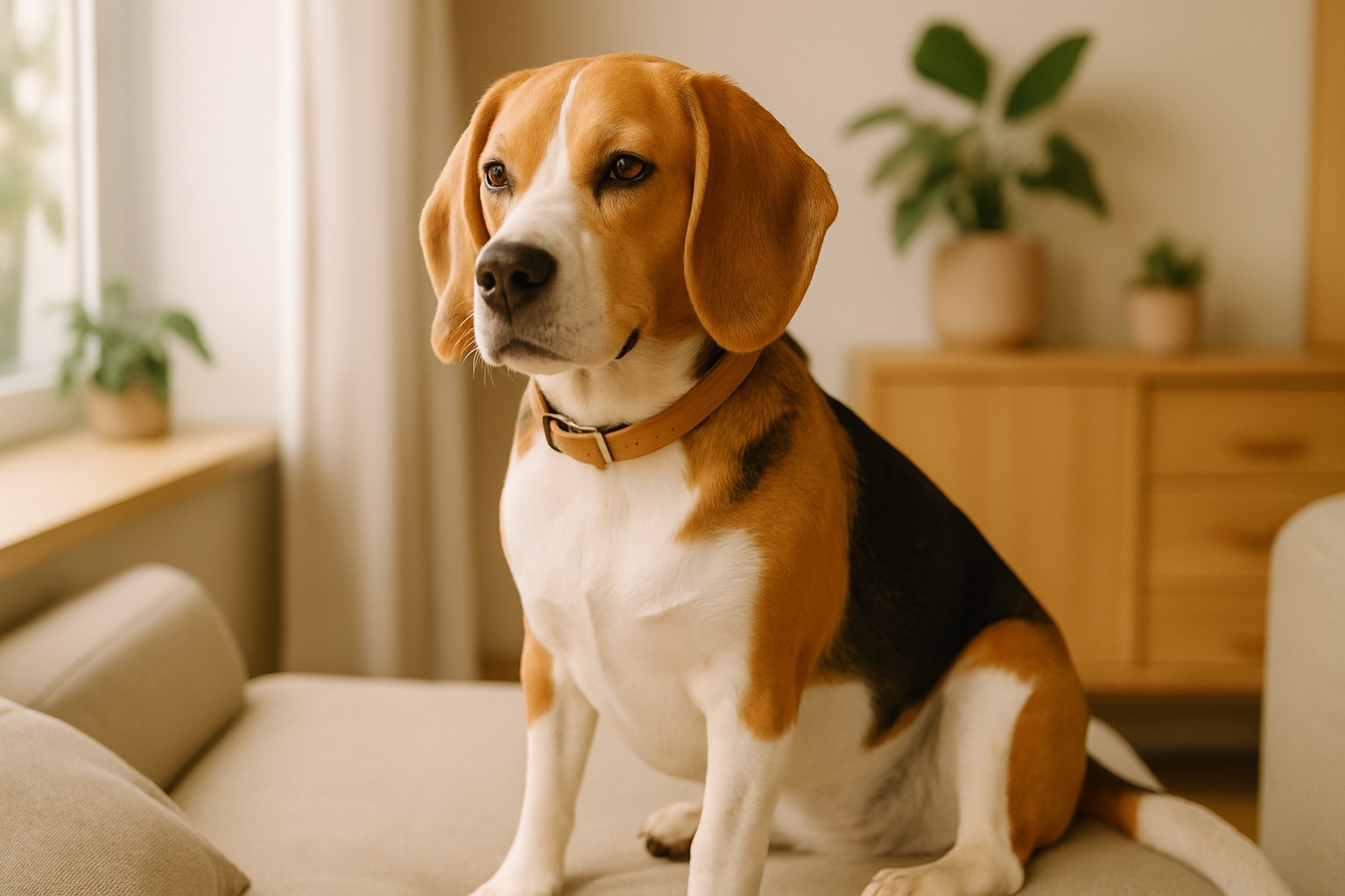 Padrona che massaggia delicatamente la schiena di un Labrador rilassato