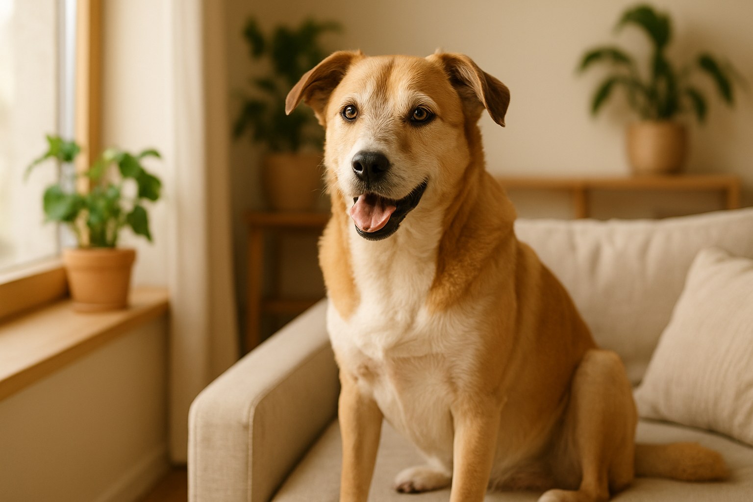 Primo piano di un cane Labrador con vibrisse evidenti intorno al muso