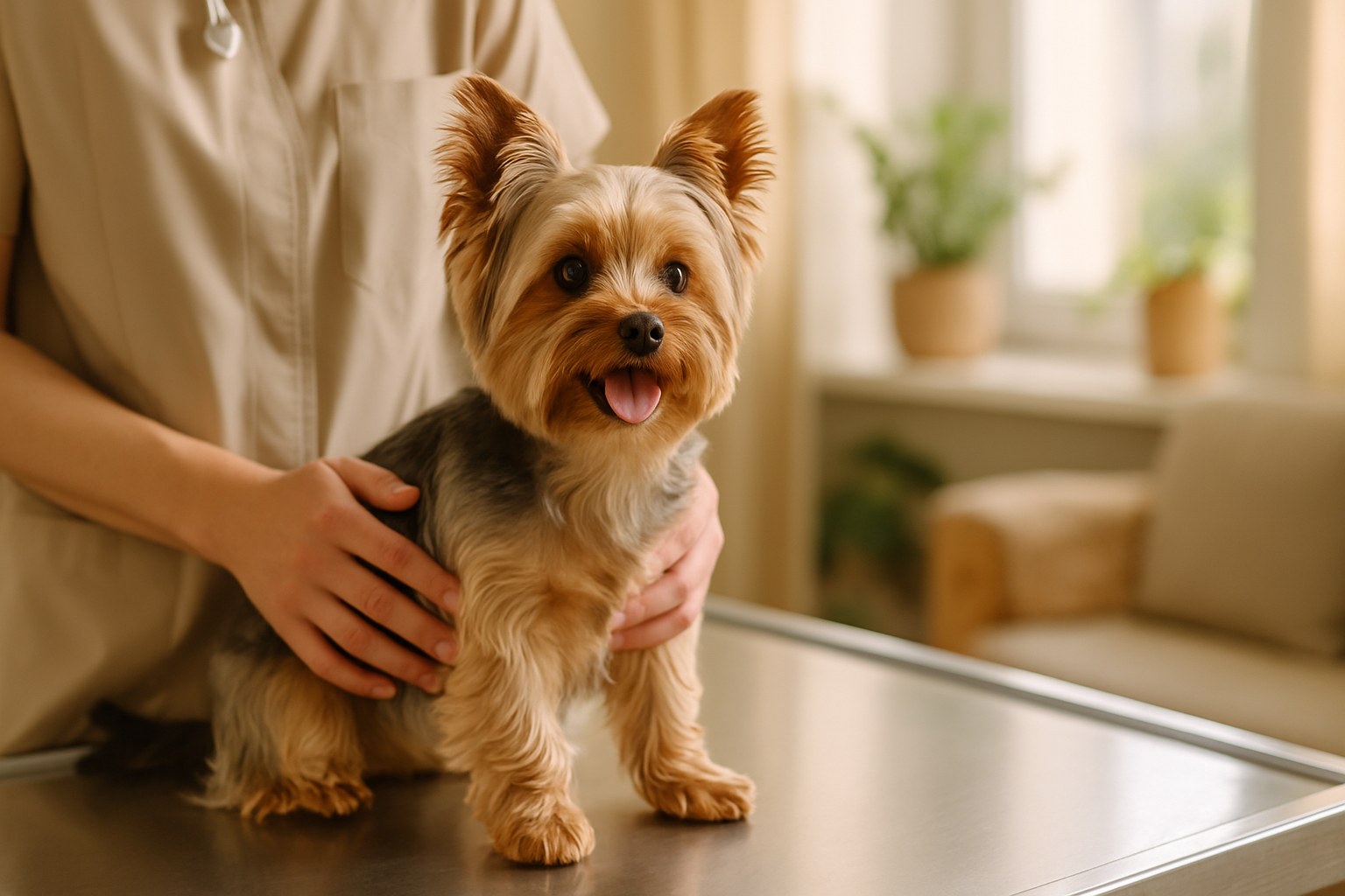 Persona che taglia delicatamente le unghie a un cane con il tronchesino