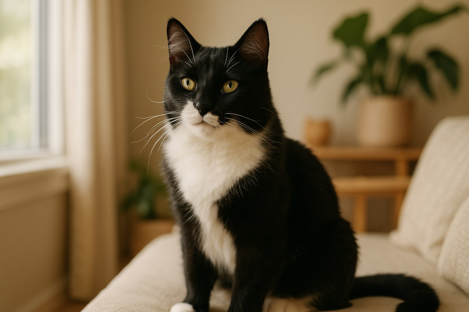 Persona che taglia delicatamente le unghie a un gatto rilassato