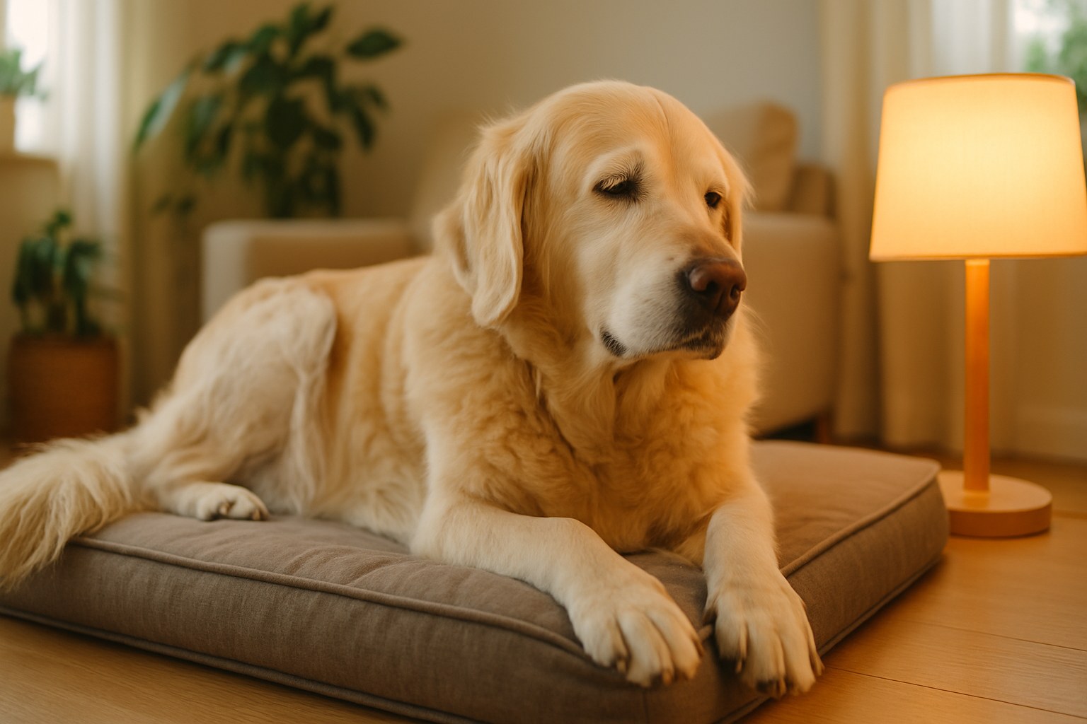 Veterinario che inietta vaccino a un cucciolo di Labrador